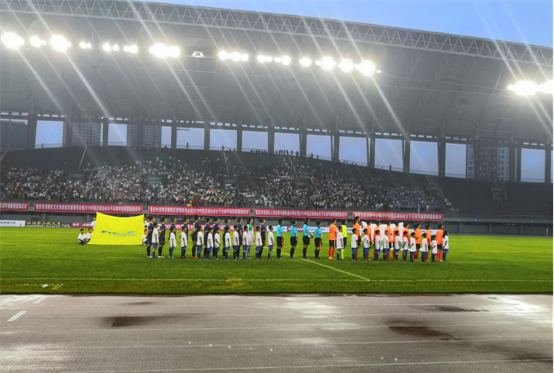 涪陵奥体中心承接的2019中女甲主场比赛顺利结束