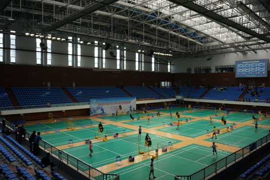 涪陵奥体中心成功举办2019年重庆市 青少年羽毛球锦标赛